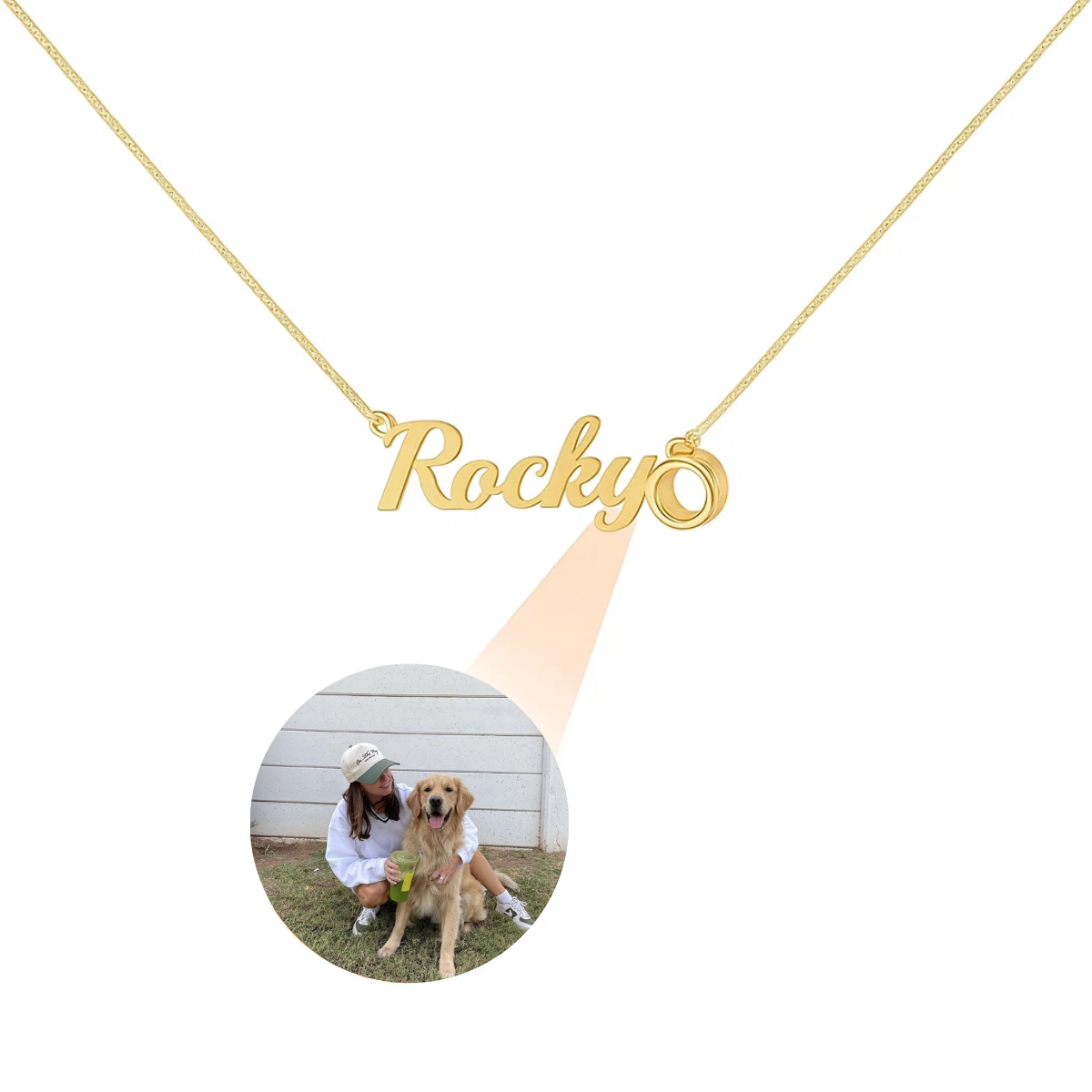 Collar con Proyección Personalizada para Mascotas