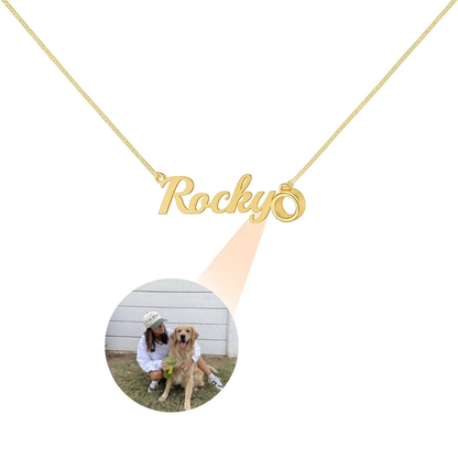 Collar con Proyección Personalizada para Mascotas