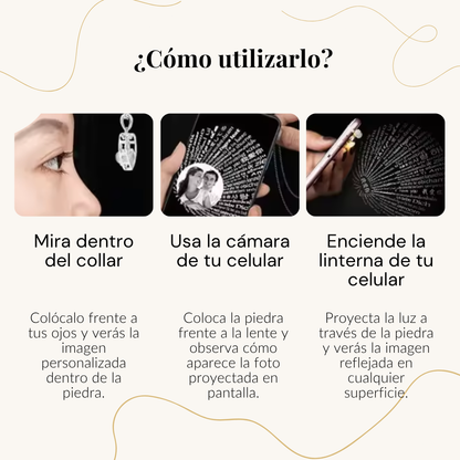 Collar con Proyección Personalizada para Mascotas