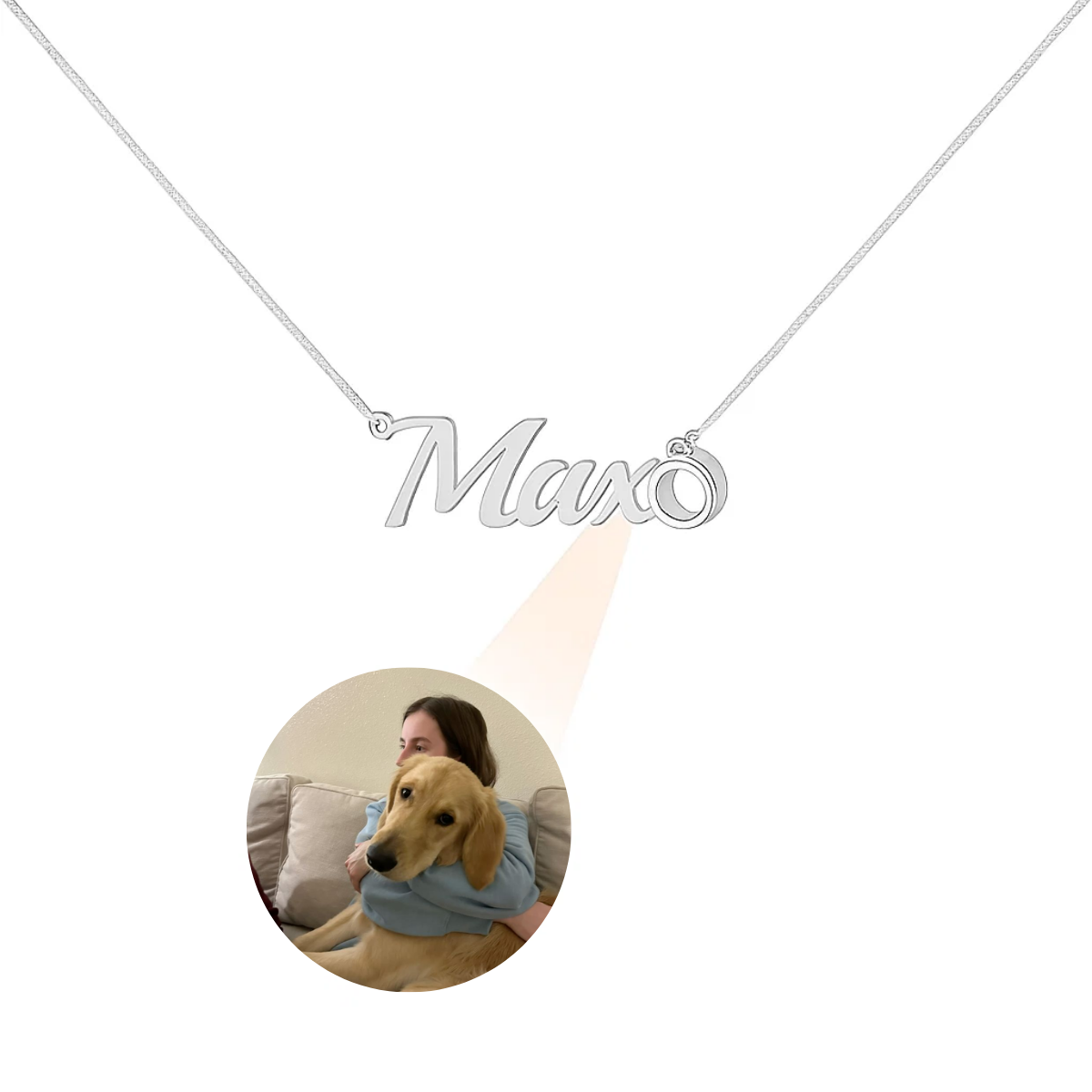 Collar con Proyección Personalizada para Mascotas