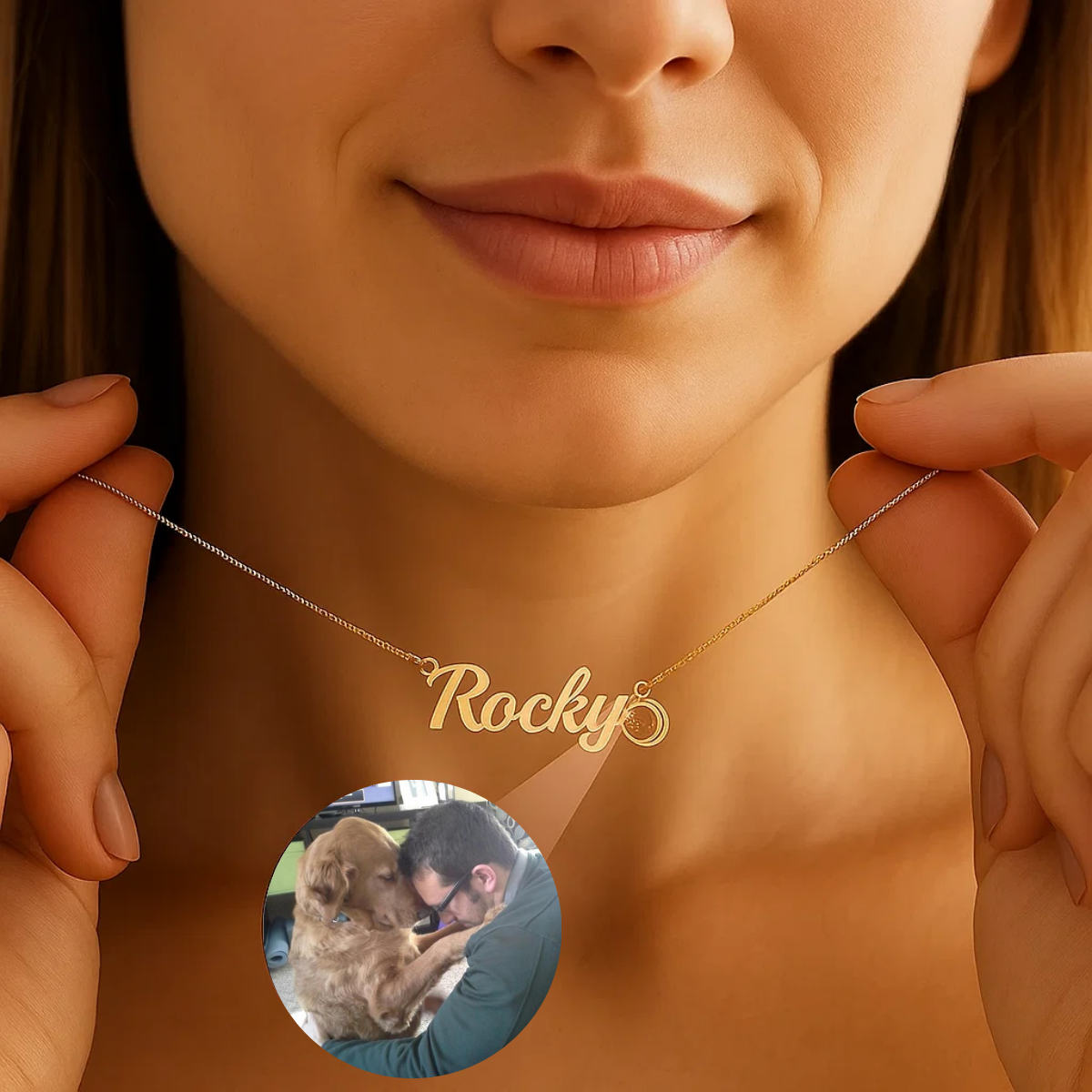 Collar con Proyección Personalizada para Mascotas
